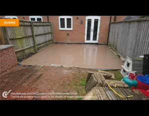 Before Levelling & Decking